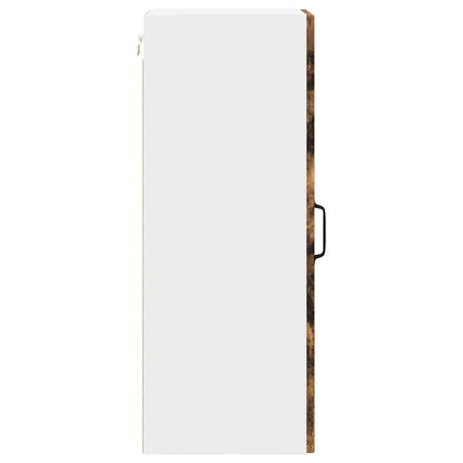 Keukenkast aan de muur met plank Gerookt eiken 30 x 31 x 80 cm