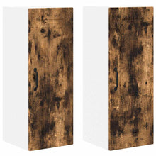 Keukenkast aan de muur 2 pcs Gerookt eiken 30 x 31 x 80 cm