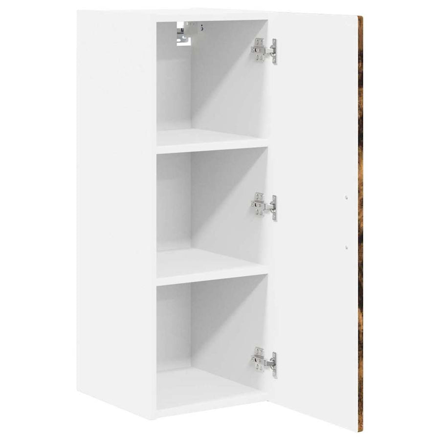 Keukenkast aan de muur 2 pcs Gerookt eiken 30 x 31 x 80 cm