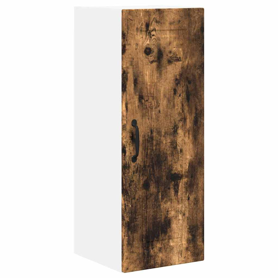 Keukenkast aan de muur 2 pcs Gerookt eiken 30 x 31 x 80 cm