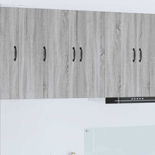 Keukenkast aan de muur met plank Grijs Sonoma 30 x 31 x 80 cm
