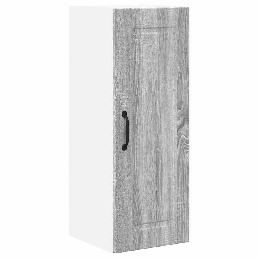 Keukenkast aan de muur met plank Grijs Sonoma 30 x 31 x 80 cm