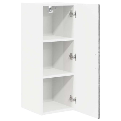 Keukenkast aan de muur met plank Grijs Sonoma 30 x 31 x 80 cm