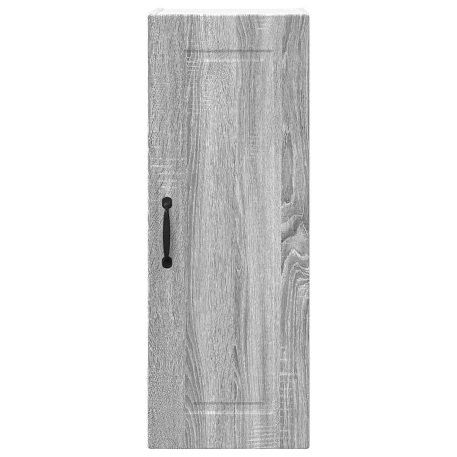 Keukenkast aan de muur met plank Grijs Sonoma 30 x 31 x 80 cm