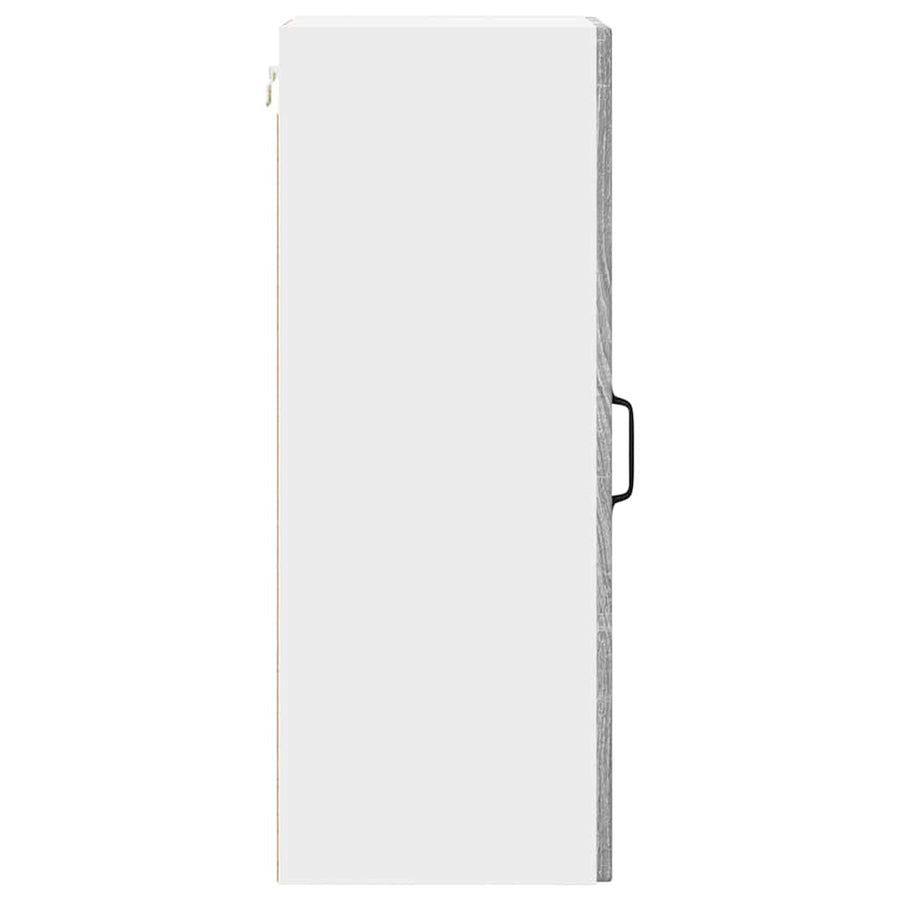 Keukenkast aan de muur met plank Grijs Sonoma 30 x 31 x 80 cm