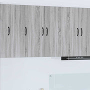 Keukenkast 2 stuks Grijs Sonoma 30x31x80 cm