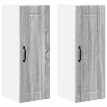 Keukenkast aan de muur 2 pcs Grijs Sonoma 30 x 31 x 80 cm