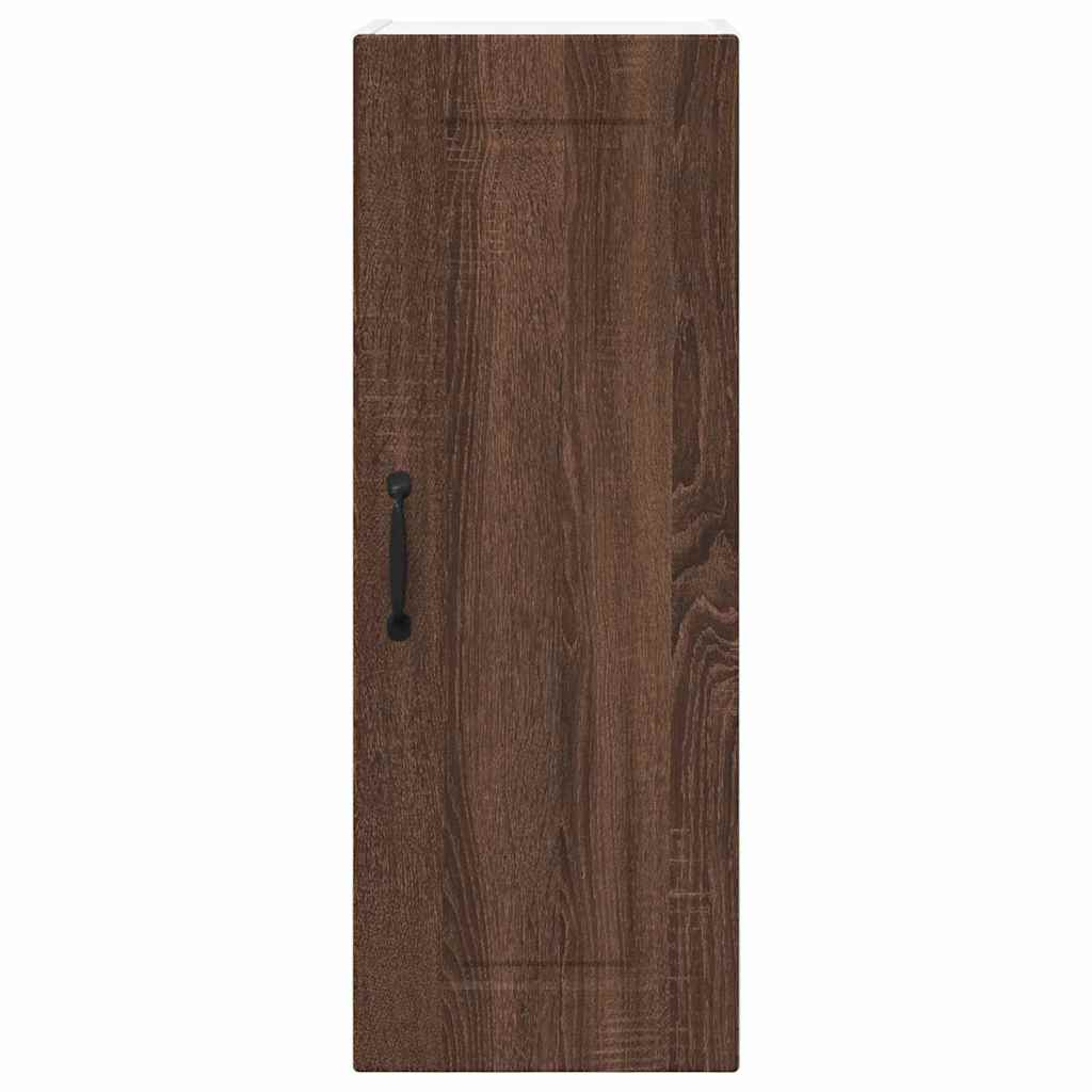 Keukenkast aan de muur 2 pcs Bruin Eiken 30 x 31 x 80 cm