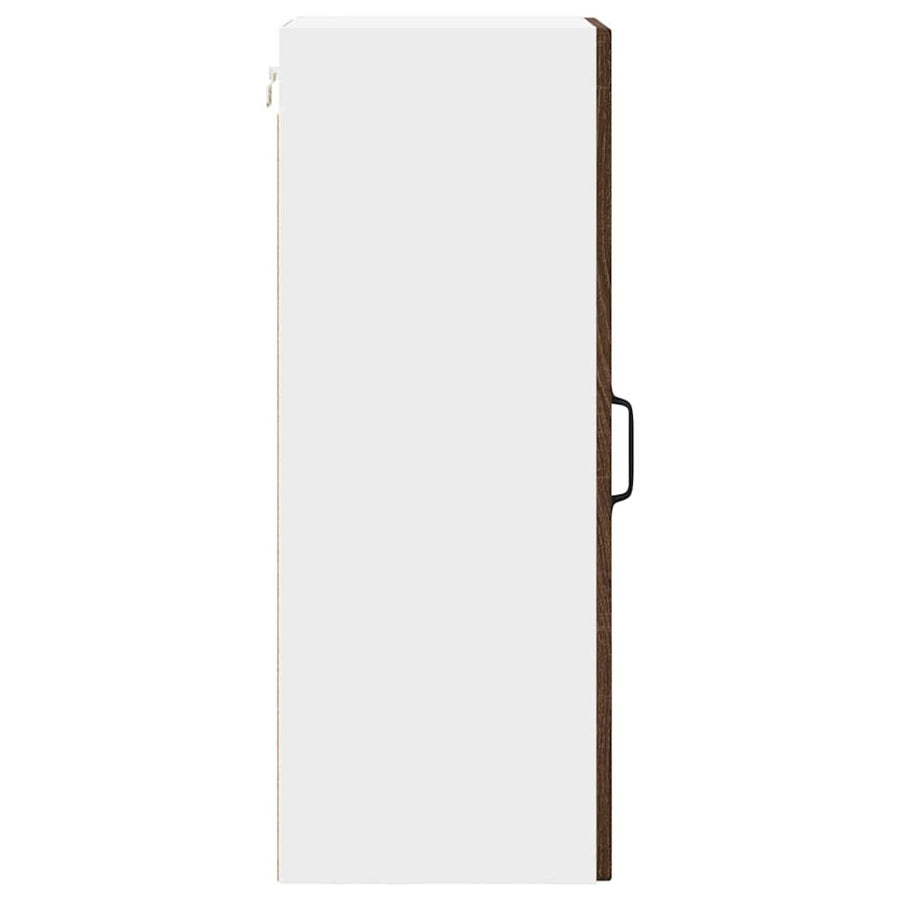 Keukenkast aan de muur 2 pcs Bruin Eiken 30 x 31 x 80 cm