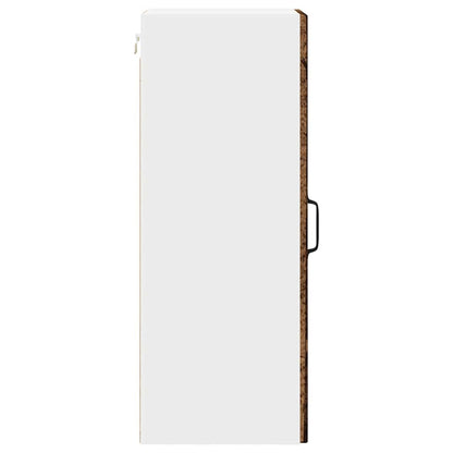 Keukenkast aan de muur Oud Hout 30 x 31 x 80 cm Bewerkt hout