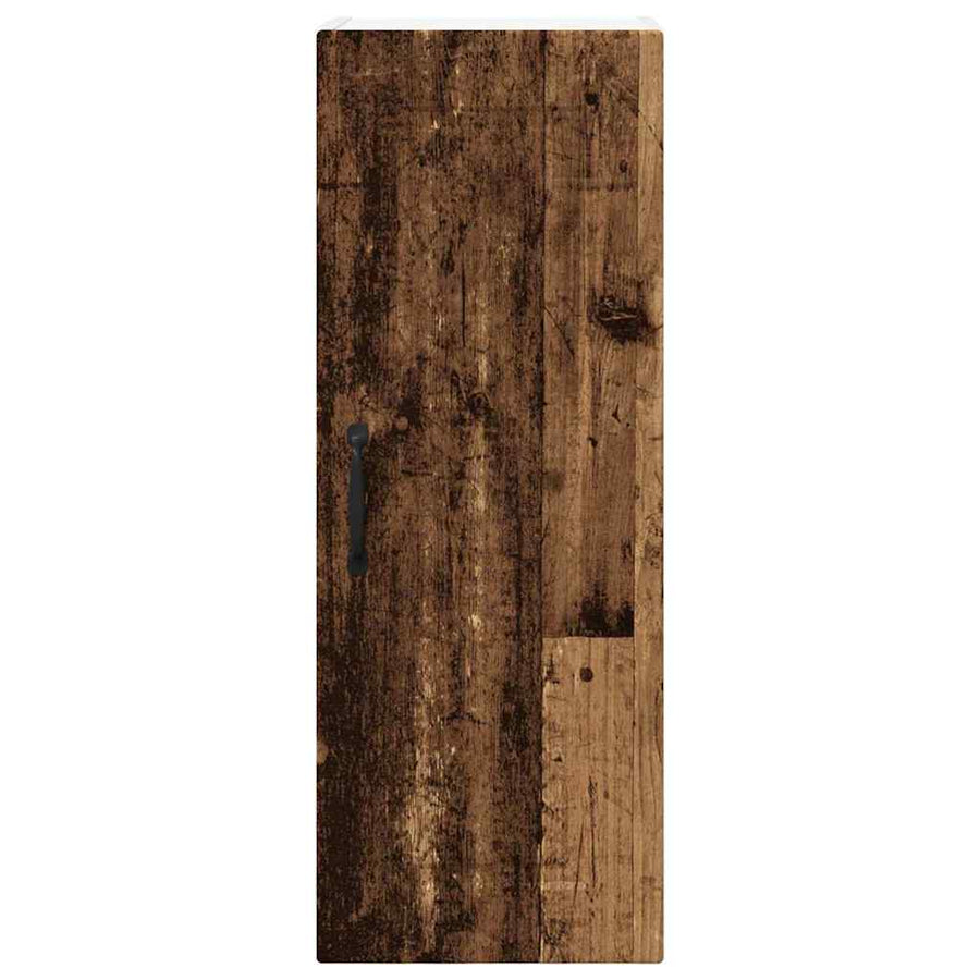 Keukenkast aan de muur met plank 2 pcs Oud Hout 30 x 31 x 80 cm