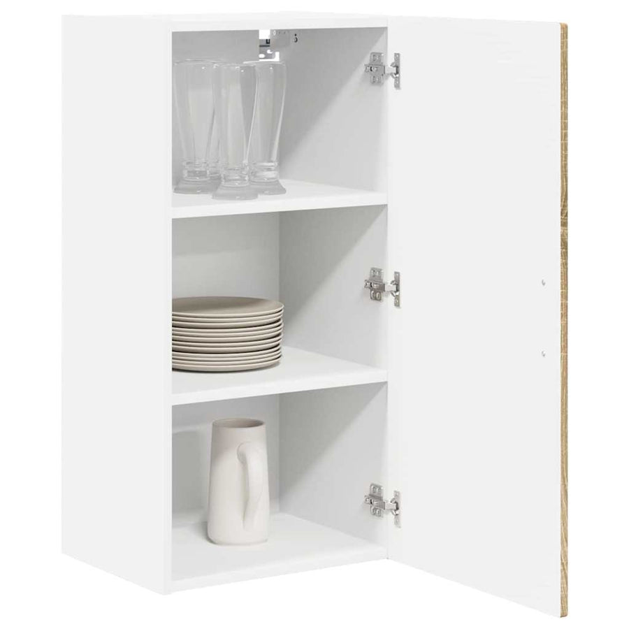 Keukenkast aan de muur met plank Sonoma Eiken 40 x 31 x 80 cm