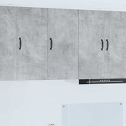 Keukenkast 40x31x80 cm bewerkt hout beton grijs