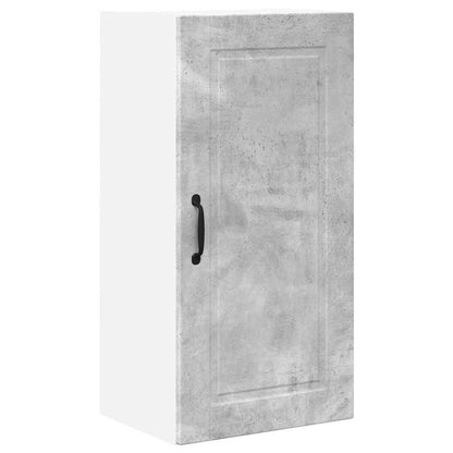 Keukenkast aan de muur Beton Grijs 40 x 31 x 80 cm Bewerkt hout