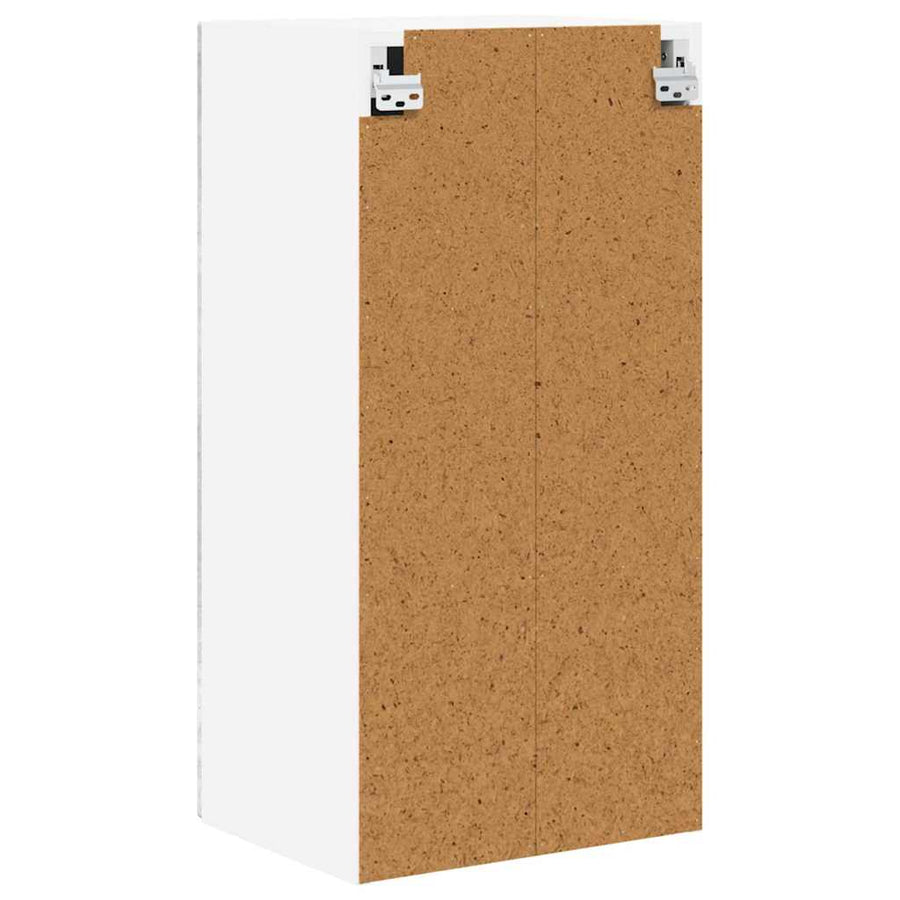 Keukenkast aan de muur Beton Grijs 40 x 31 x 80 cm Bewerkt hout