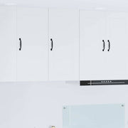 Keukenkast 40x31x80 cm hoogglans wit bewerkt hout