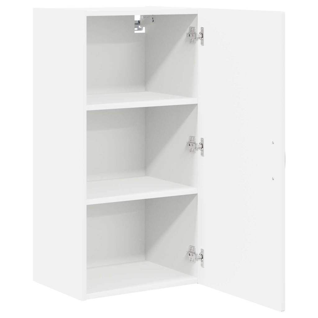 Keukenkast aan de muur met plank Hoogglans wit 40 x 31 x 80 cm