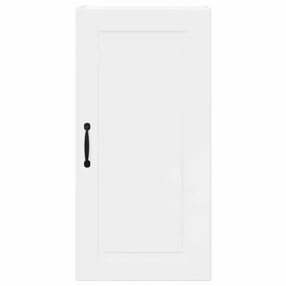 Keukenkast aan de muur met plank Hoogglans wit 40 x 31 x 80 cm
