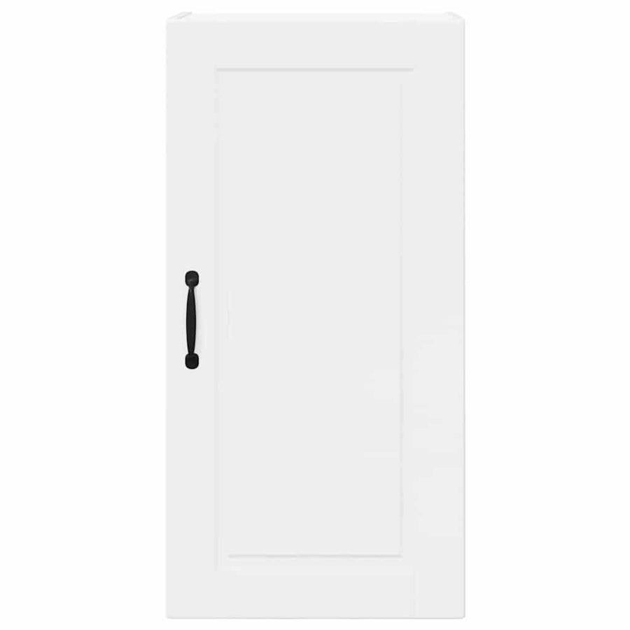 Keukenkast aan de muur met plank Hoogglans wit 40 x 31 x 80 cm