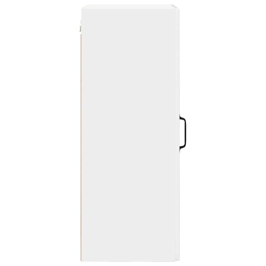 Keukenkast aan de muur met plank Hoogglans wit 40 x 31 x 80 cm