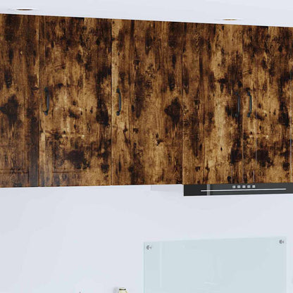 Keukenkast aan de muur met plank Gerookt eiken 40 x 31 x 80 cm
