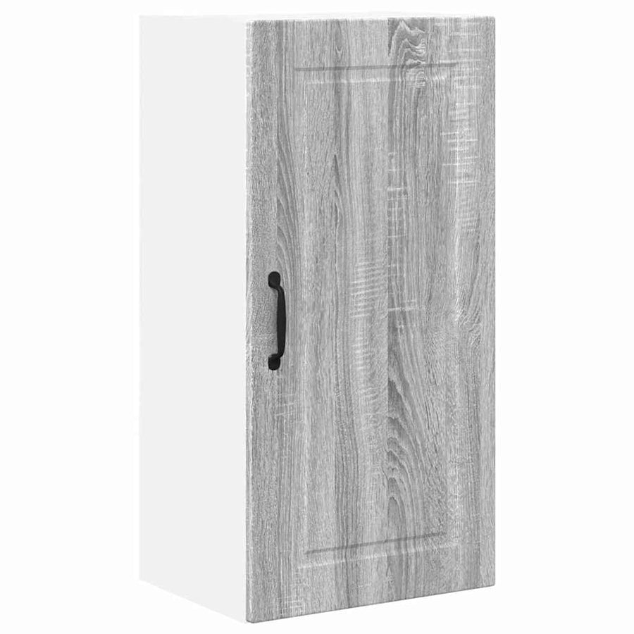 Keukenkast aan de muur met plank Grijs Sonoma 40 x 31 x 80 cm