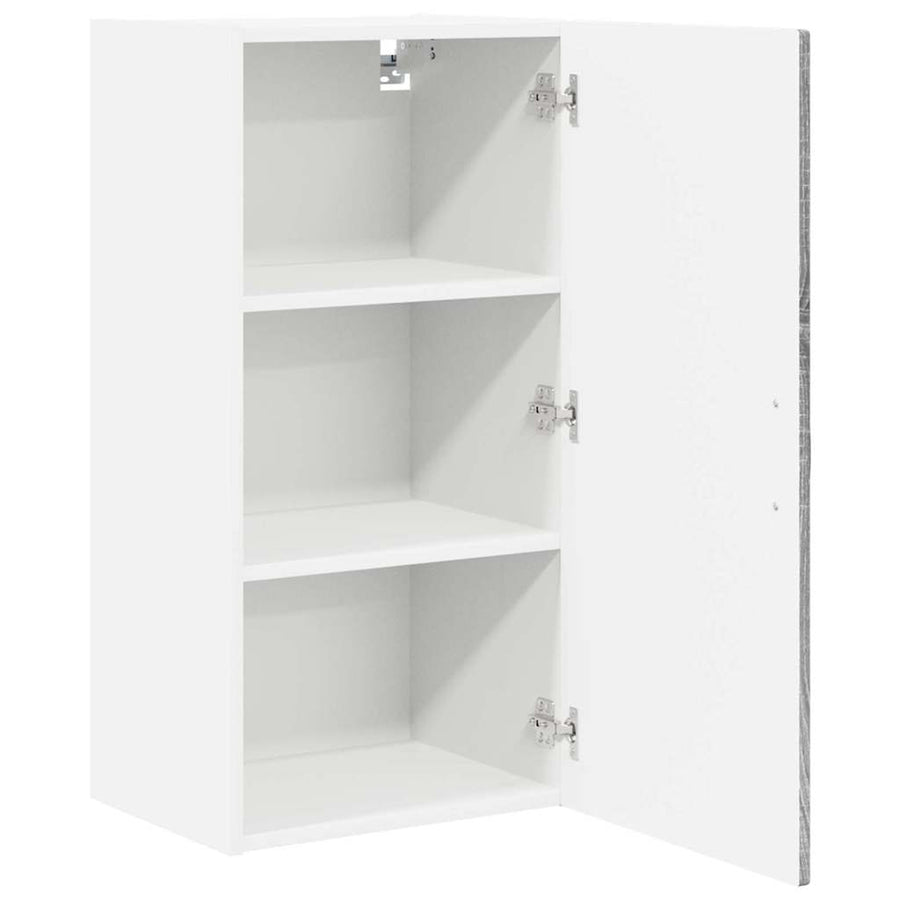 Keukenkast aan de muur met plank Grijs Sonoma 40 x 31 x 80 cm