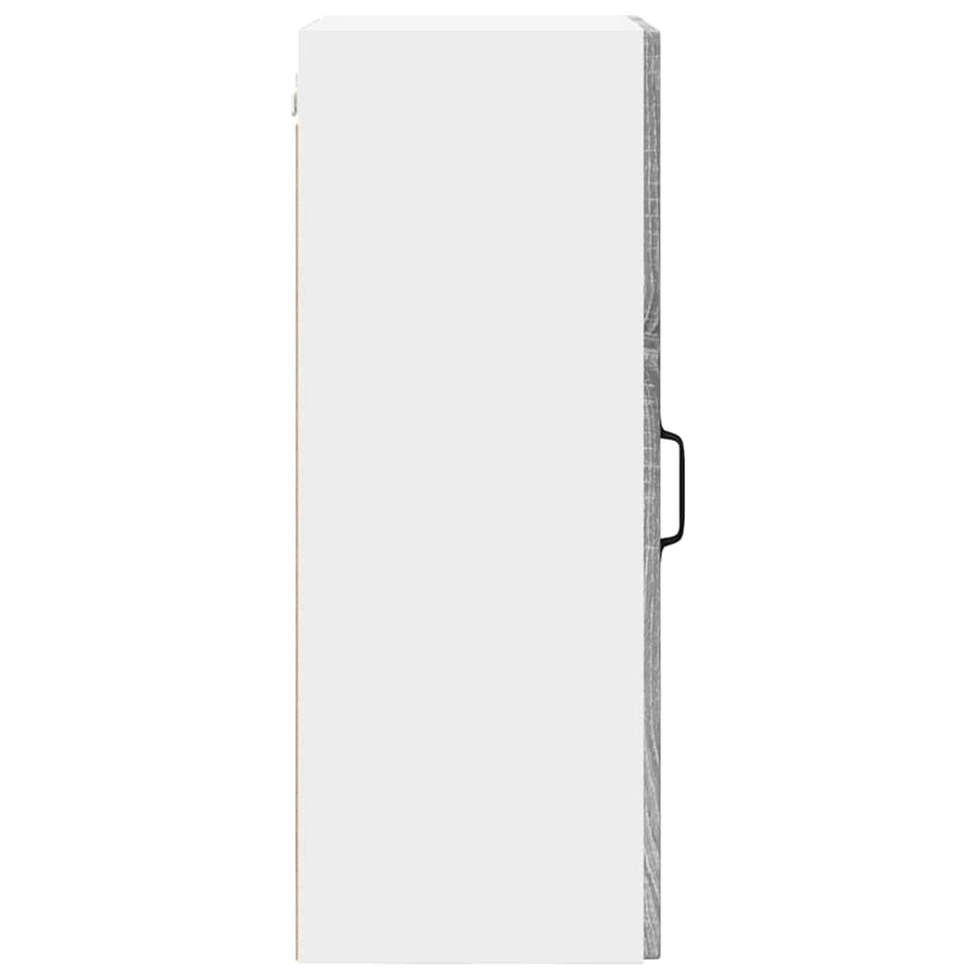 Keukenkast aan de muur met plank Grijs Sonoma 40 x 31 x 80 cm