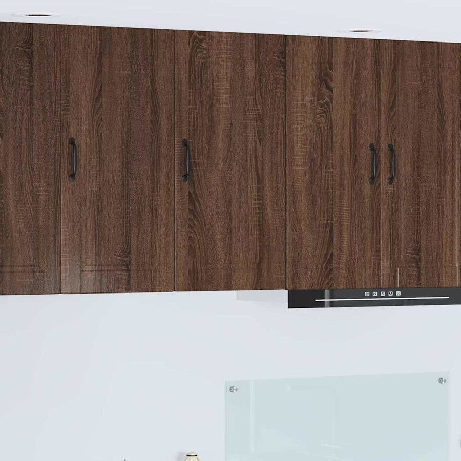Keukenkast aan de muur Bruin Eiken 40 x 31 x 80 cm Bewerkt hout