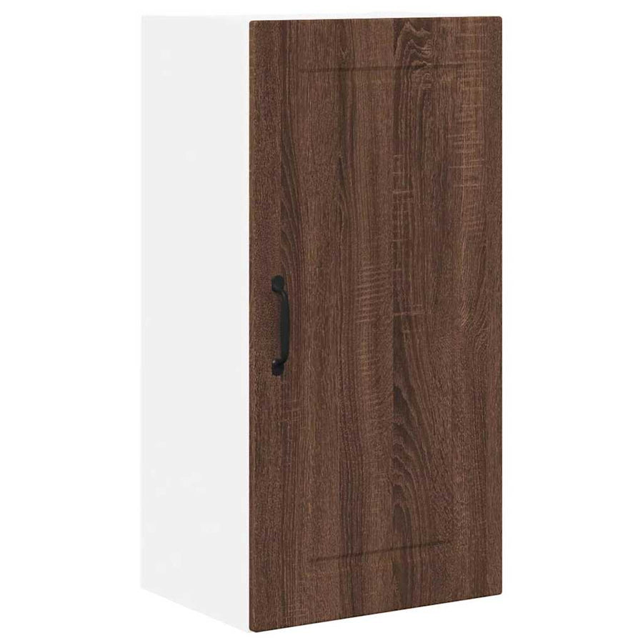 Keukenkast aan de muur Bruin Eiken 40 x 31 x 80 cm Bewerkt hout