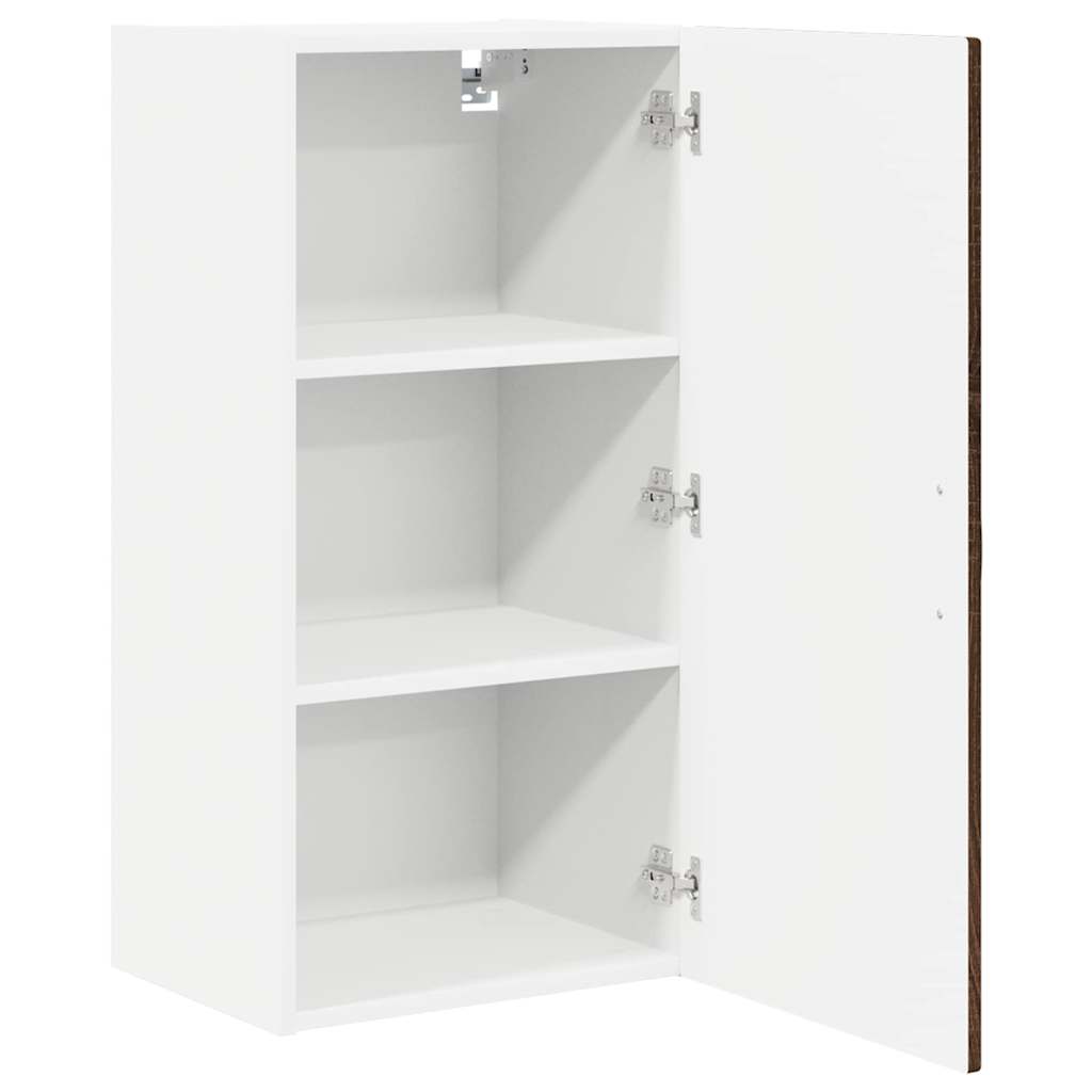 Keukenkast aan de muur Bruin Eiken 40 x 31 x 80 cm Bewerkt hout