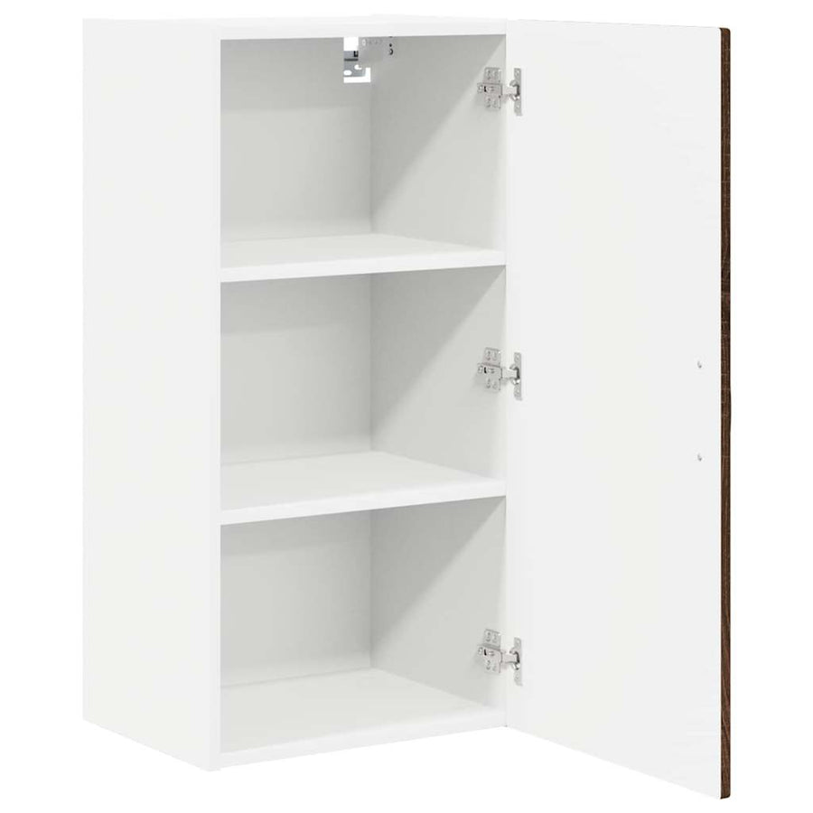 Keukenkast aan de muur Bruin Eiken 40 x 31 x 80 cm Bewerkt hout