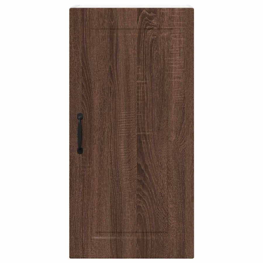 Keukenkast aan de muur Bruin Eiken 40 x 31 x 80 cm Bewerkt hout