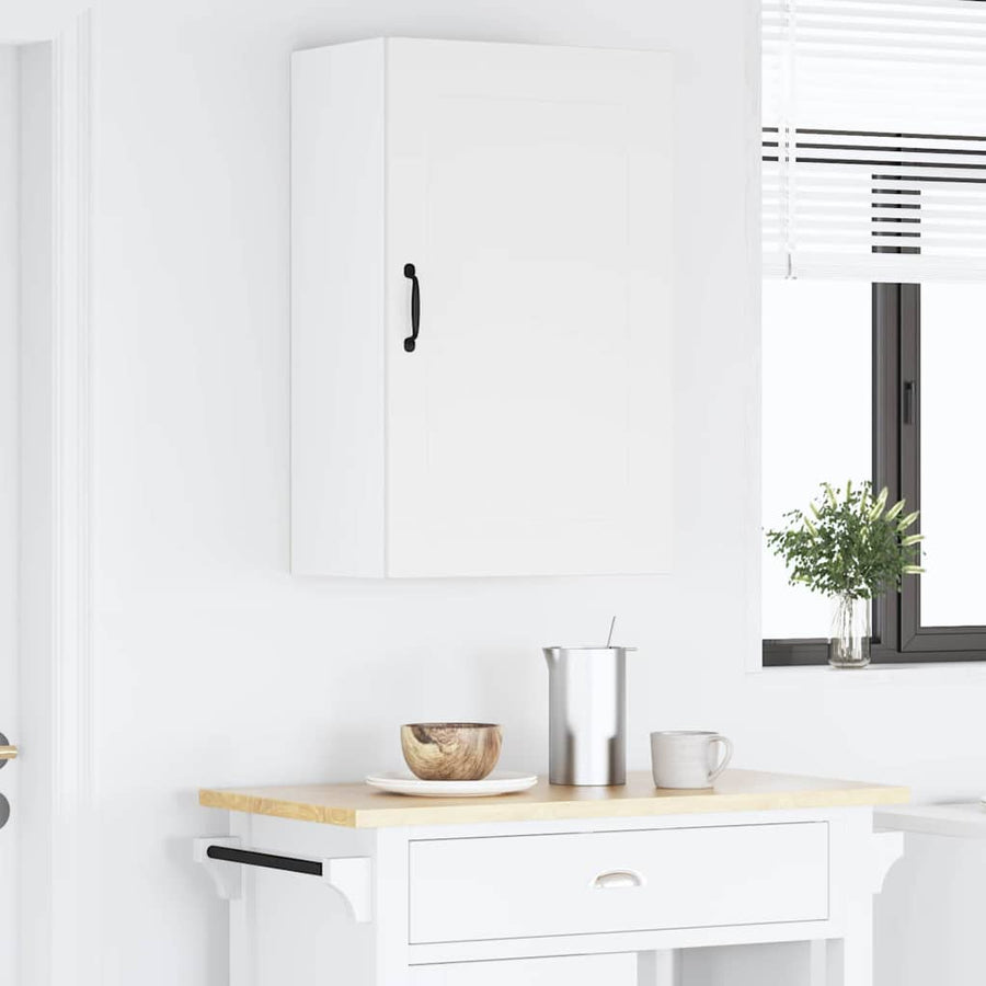 Keukenkast aan de muur Wit 50 x 31 x 80 cm Bewerkt hout
