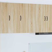 Keukenkast 50x31x80 cm Sonoma eiken bewerkt hout