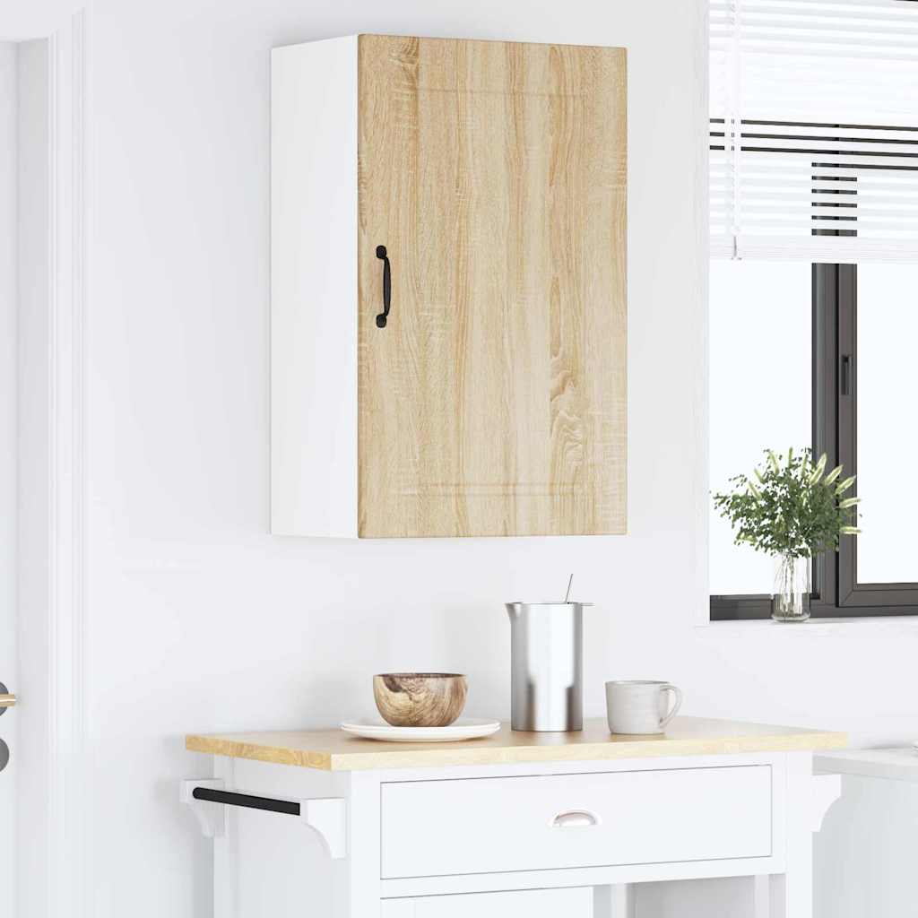 Keukenkast aan de muur met plank Sonoma Eiken 50 x 31 x 80 cm