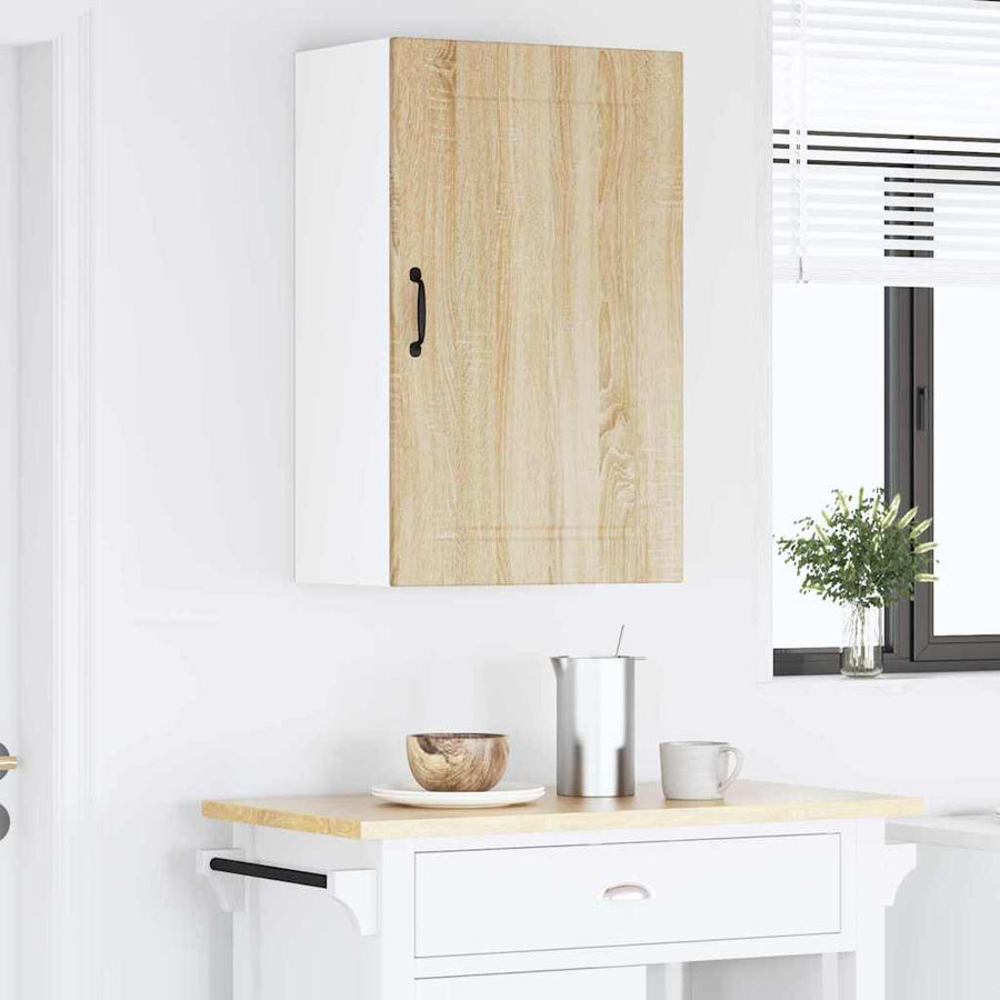 Keukenkast aan de muur met plank Sonoma Eiken 50 x 31 x 80 cm