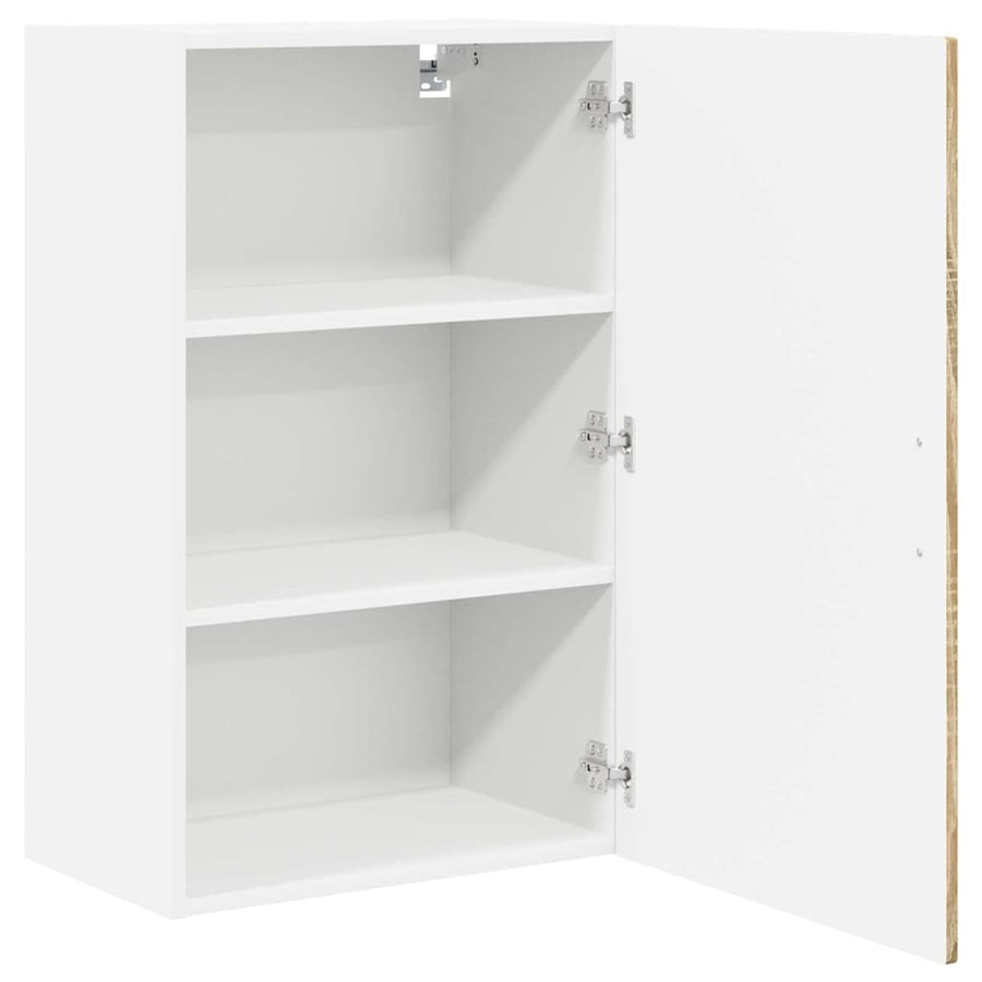 Keukenkast aan de muur met plank Sonoma Eiken 50 x 31 x 80 cm