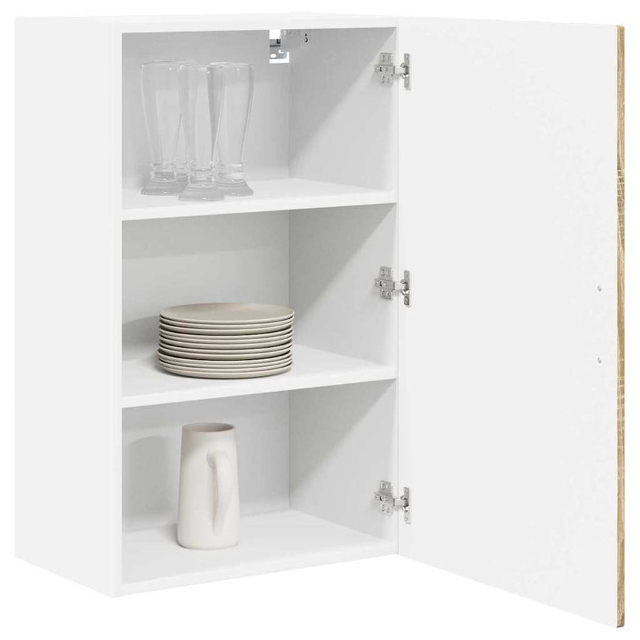 Keukenkast aan de muur met plank Sonoma Eiken 50 x 31 x 80 cm