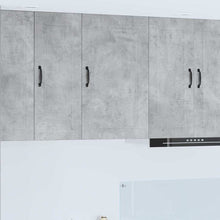Keukenkast aan de muur Beton Grijs 50 x 31 x 80 cm Bewerkt hout