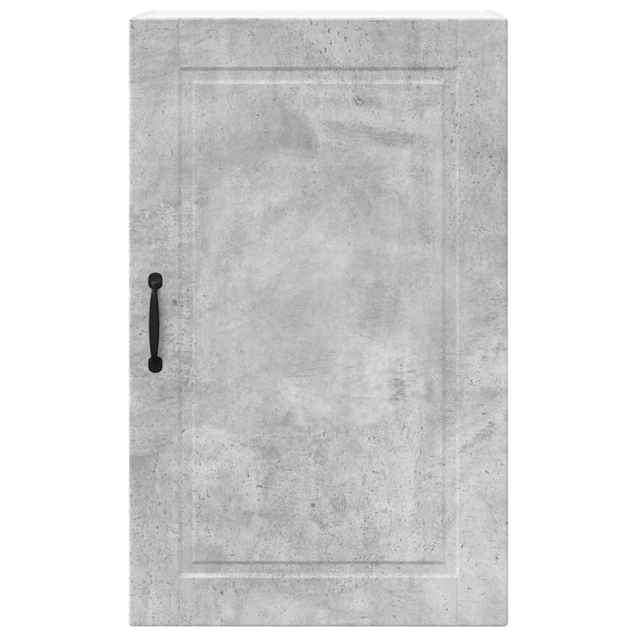 Keukenkast aan de muur Beton Grijs 50 x 31 x 80 cm Bewerkt hout