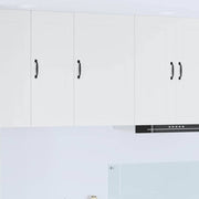 Keukenkast 50x31x80 cm hoogglans wit bewerkt hout