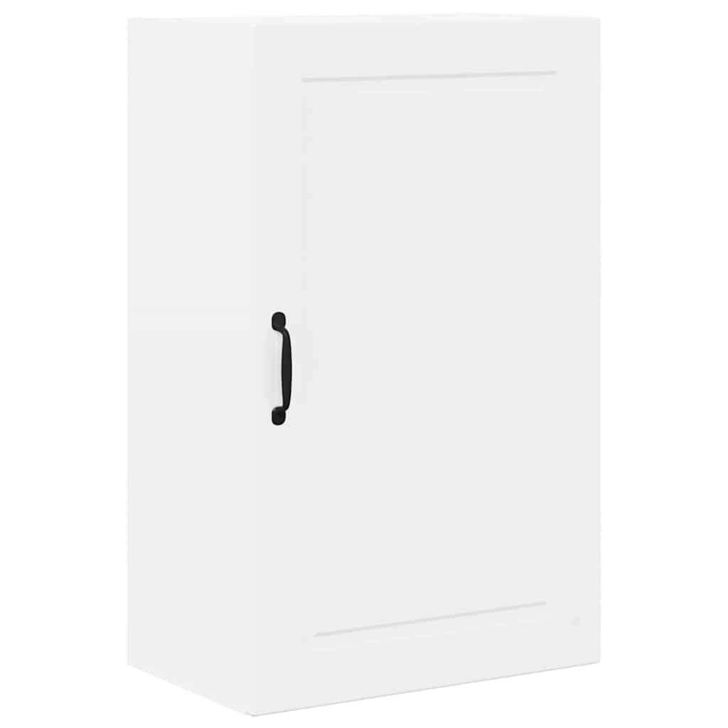 Keukenkast aan de muur met plank Hoogglans wit 50 x 31 x 80 cm