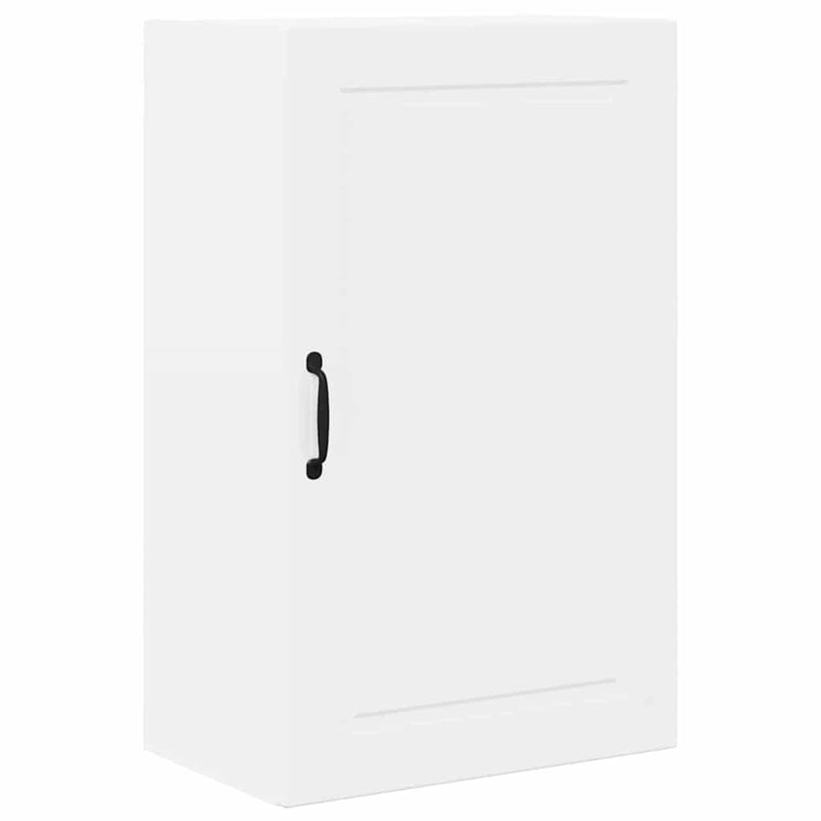 Keukenkast aan de muur met plank Hoogglans wit 50 x 31 x 80 cm