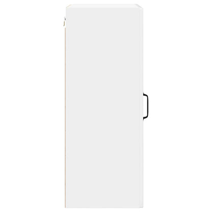 Keukenkast aan de muur met plank Hoogglans wit 50 x 31 x 80 cm