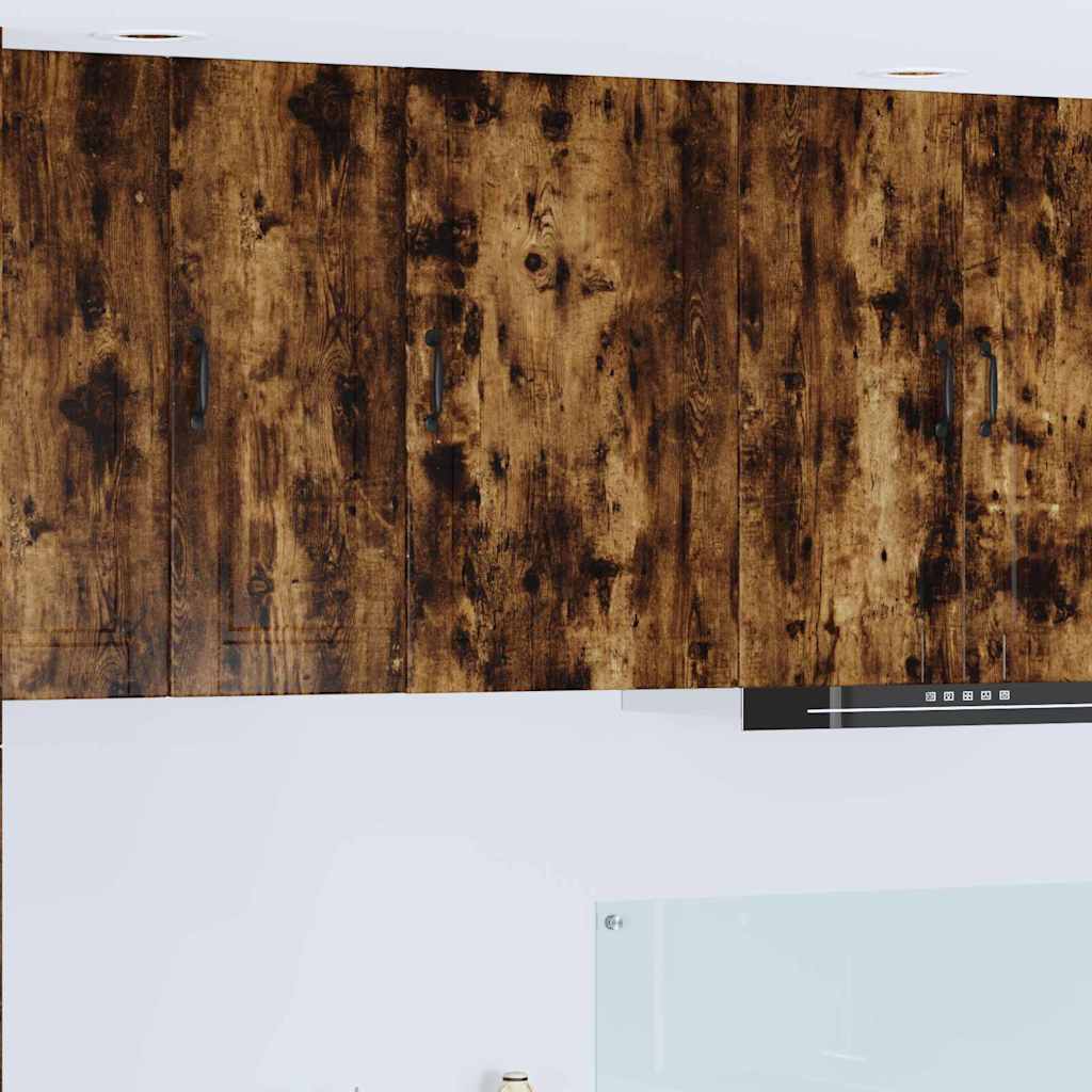 Keukenkast aan de muur met plank Gerookt eiken 50 x 31 x 80 cm
