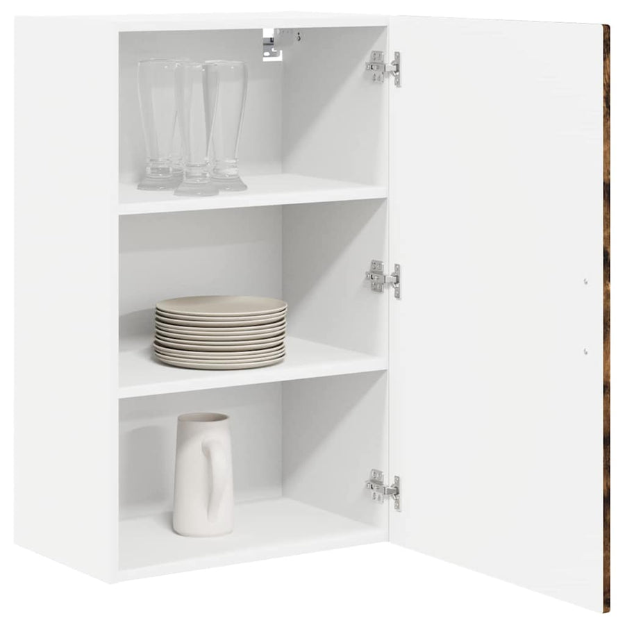 Keukenkast aan de muur met plank Gerookt eiken 50 x 31 x 80 cm