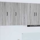 Keukenkast 50x31x80 cm bewerkt hout grijs sonoma