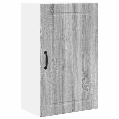 Keukenkast aan de muur met plank Grijs Sonoma 50 x 31 x 80 cm