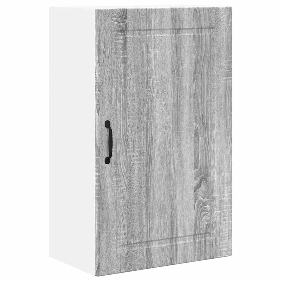 Keukenkast aan de muur met plank Grijs Sonoma 50 x 31 x 80 cm